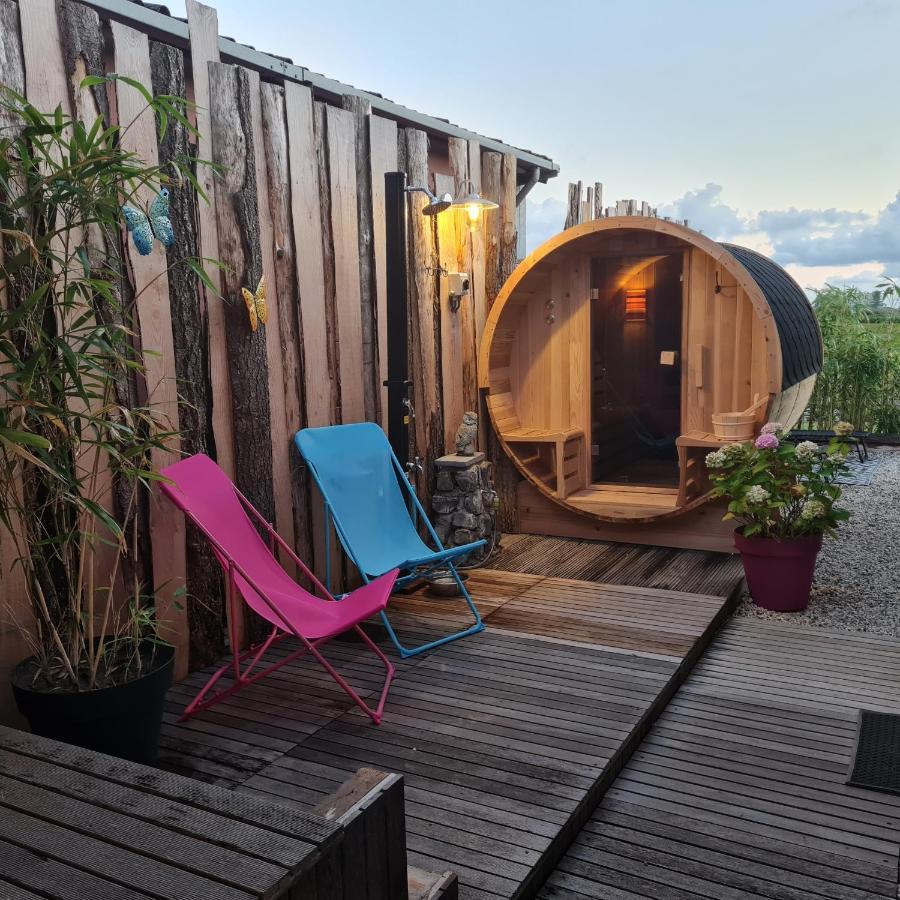 Wellness Chalet Met Jacuzzi, Sauna, Omheinde Tuin, Синт Аналанд Екстериор снимка